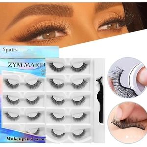 Reversable Self-adhesive Black Eyelashes 10-15mm
